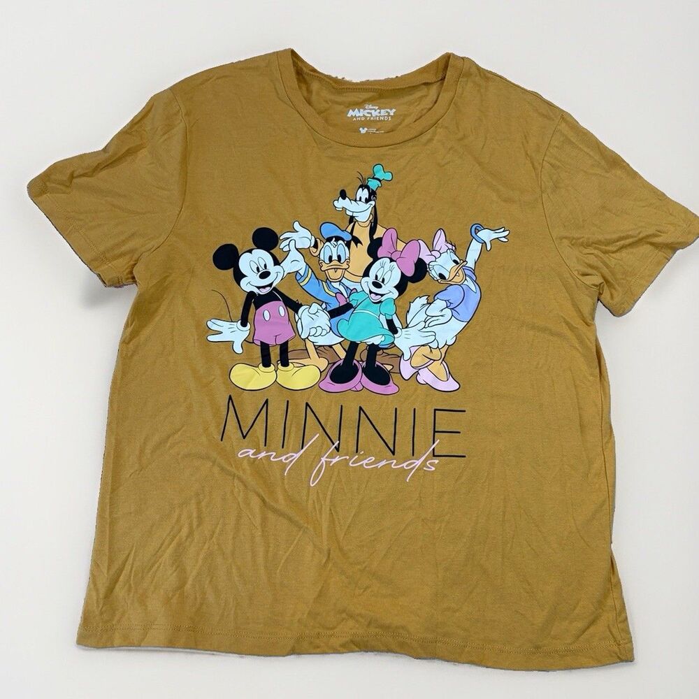 Disney Minnie Mouse and Friends Junior's L Minnie Mickey Daisy and Friends Gold